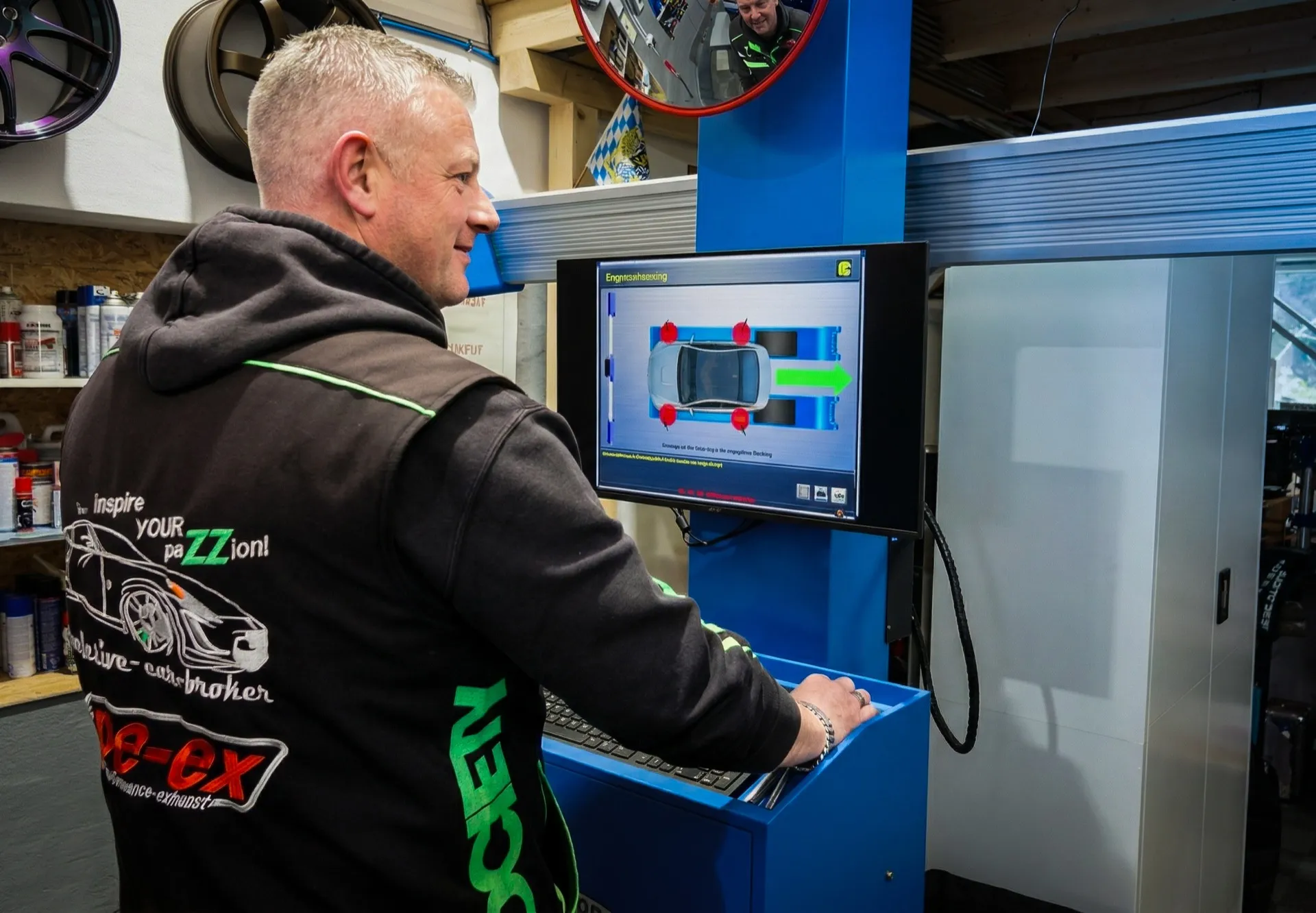 Achsvermessung und Spureinstellung in der KFZ Werkstatt Kirchberg