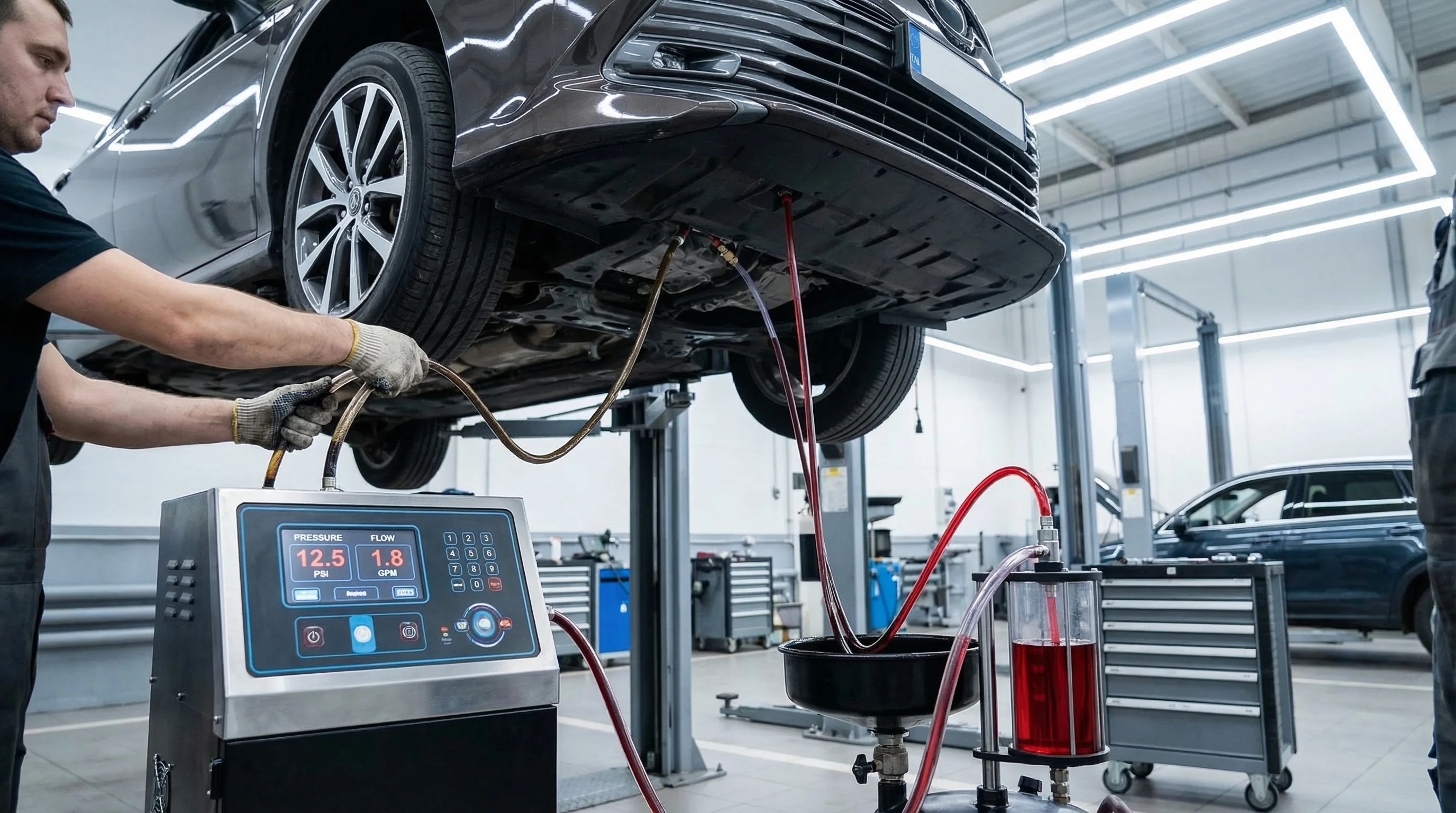 Automatikgetriebespülung